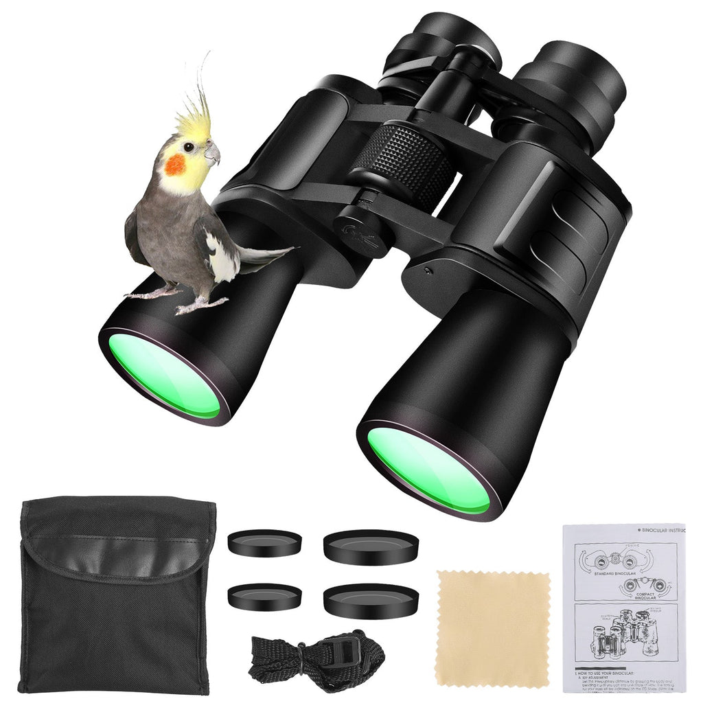 1Pc Portable Zoom Binoculars With FMC Lens Low Light Night Vision For