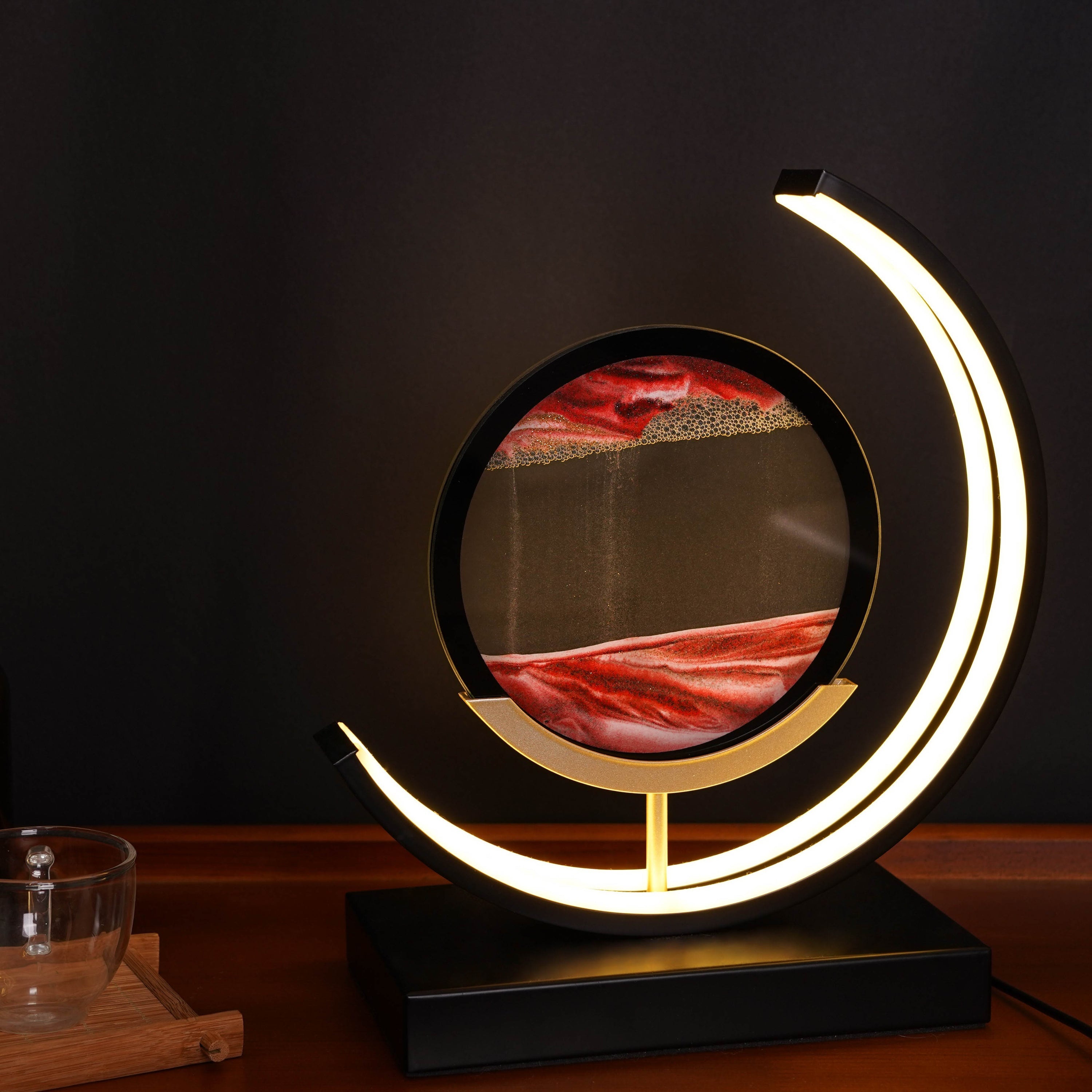 Elegant LED Sand Art Lamp
