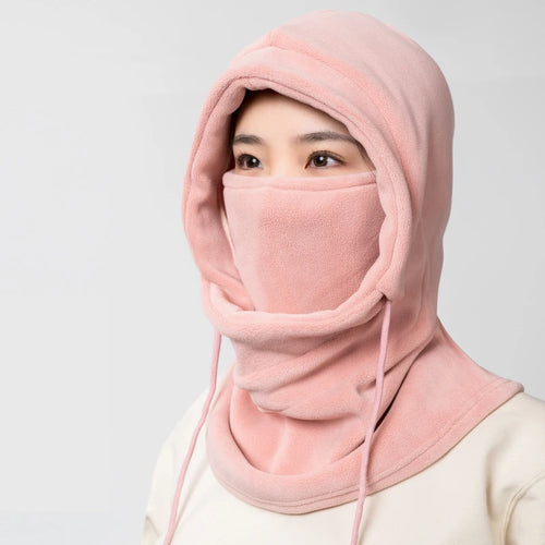 Unisex Winter Balaclava Knit Hood Windproof Bike Scarf Cap Men Women