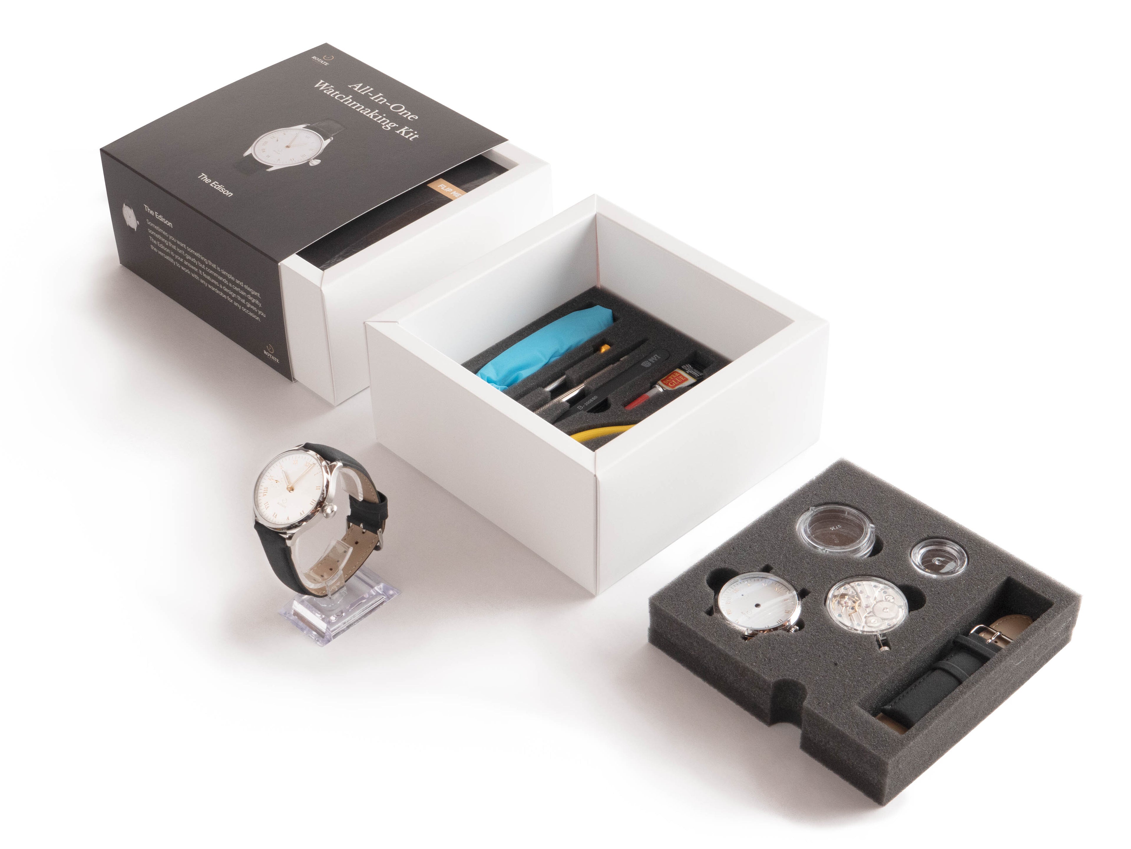 Edison watchmaking kit – build your own timepiece