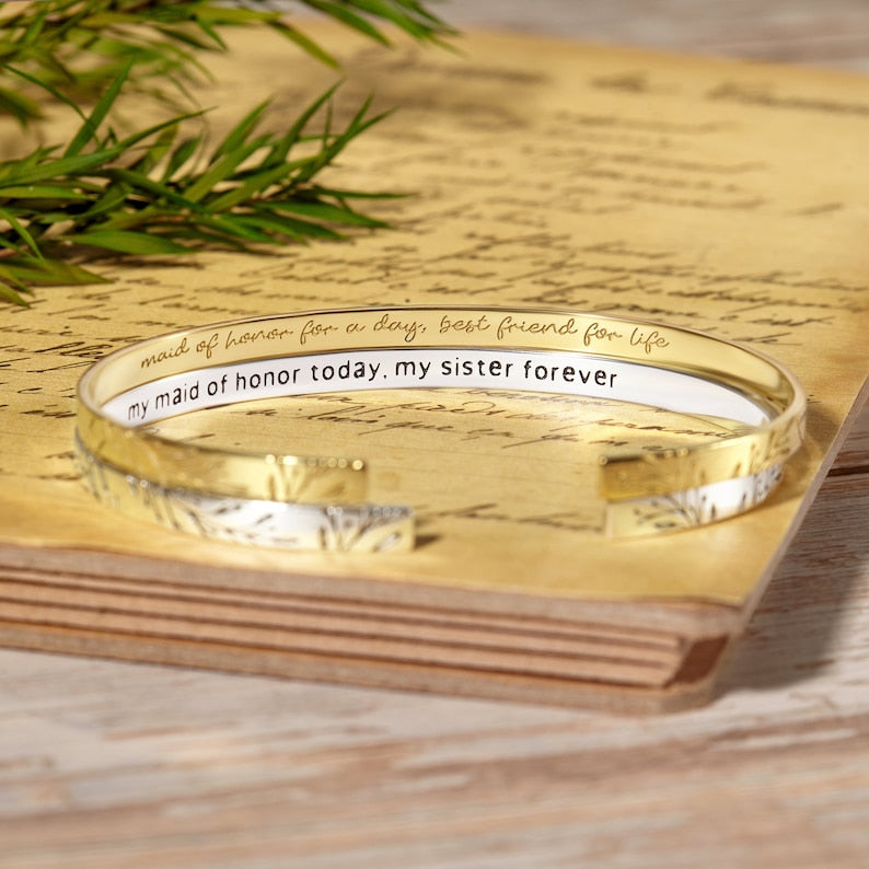 Bridesmaid & Maid of Honour Proposal Gift Bracelet