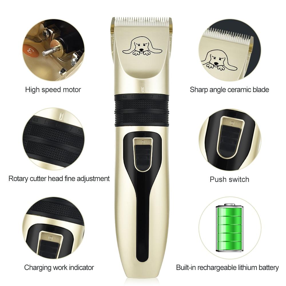 Professional pet hair clipper grooming set for cats and dogs